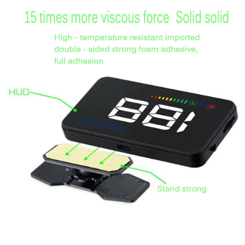 Universelle flexible HUD-Smartphonehalterung für Auto und GPS-Navigatoren in Schwarz - Bild 3