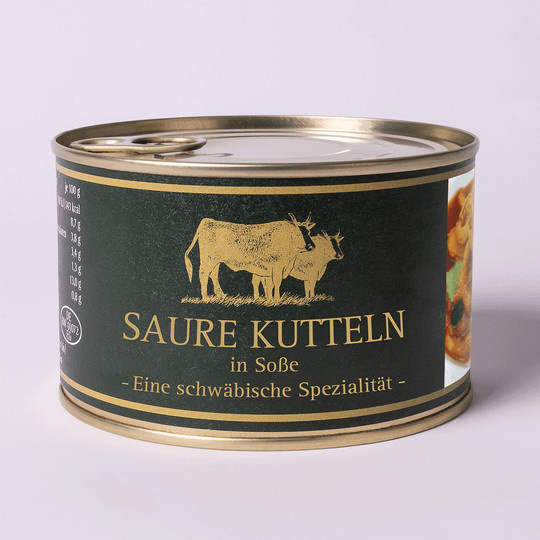 Bäuerliche Erzeugergemeinschaft Schwäbisch Hall Saure Kutteln in dunkler Sauce 400 g - Bild 1
