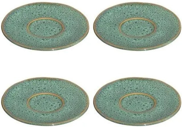 Leonardo Matera Espressountertassen 4er Set Grün Durchmesser: 11 cm - Bild 1