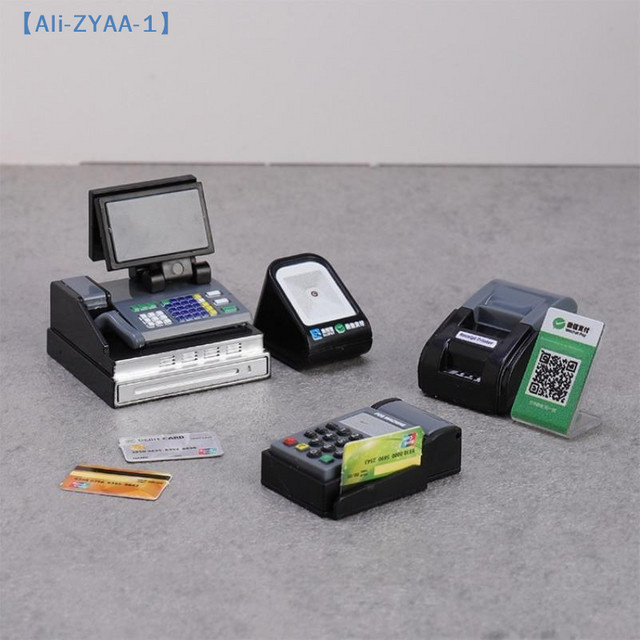 JETTING Mini-Supermarkt-Kasse und POS-Maschinen-Set, Kunststoff, 1-teiliges Set, ab 3 Jahren - Bild 1