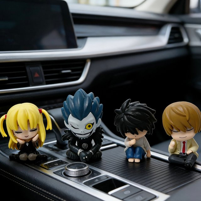 Bandai Death Note Actionfiguren, 4-teiliges Set, Kunststoff, bunt/mehrfarbig - Bild 1