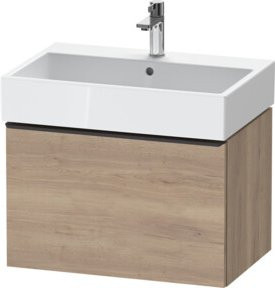 Duravit Waschtischunterschrank D-Neo, wandhängend, weiß, B: 68,4 cm, T: 44,2 cm, H: 44,0 cm - Bild 1
