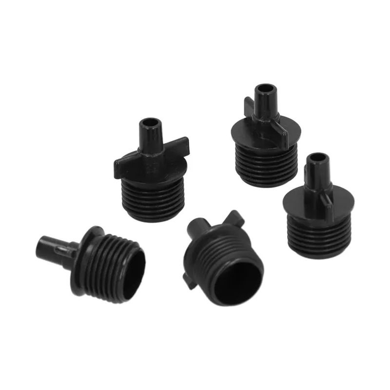 50er Set Flache Anschlussstücke G1/2 mit 7,5mm Außengewinde für G-Typ Sprühdüsen und Bewässerungssysteme aus Kunststoff - Bild 2