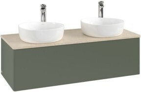 V&B Antao Waschtischunterschrank mit LED-Beleuchtung, Wandmontage, Lackiert, B/T/H: 120 x 36 x 50 cm - Bild 1
