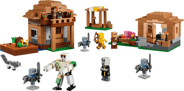 LEGO Minecraft Angriff des Magiers auf das Dorf Konstruktionsspielzeug - Bild 3