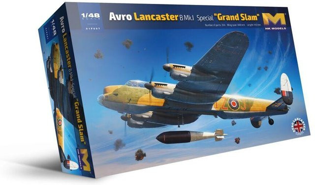 Hong Kong Models Avro Lancaster B Mk.I Special Grand Slam, Modell, 1:48 - Bild 1