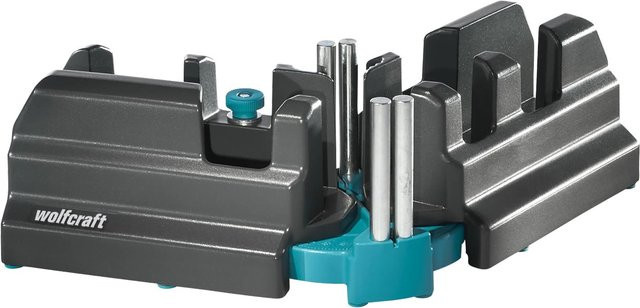 Wolfcraft Schmiege und Gehrungsschneidlade in Schwarz aus Kunststoff und Stahl - Bild 3