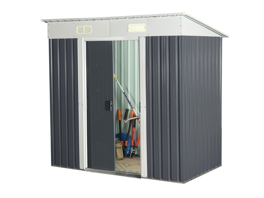 Home Deluxe Geräteschuppen BOHIO aus Metall in Grau oder Anthrazit - Bild 4