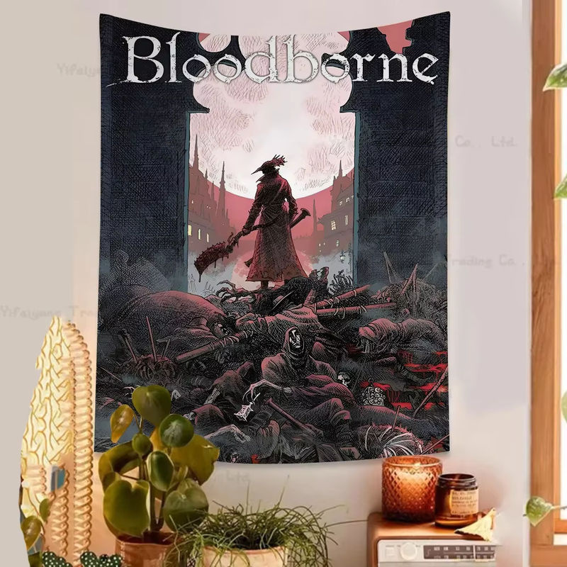 Bunter Hippie Wandteppich mit Blumenmuster als Wandbehang für dein Wohnheim oder zur Wanddekoration, Multicolor, Breite: 60 cm, Höhe: 60 cm - Bild 3