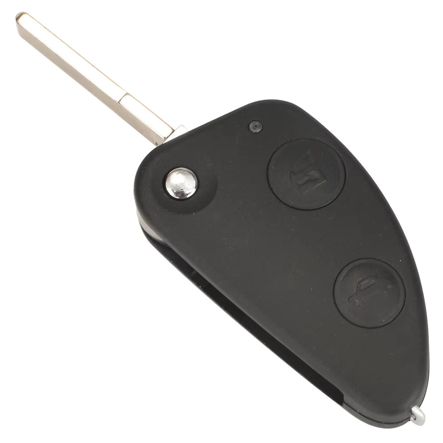 Jingyuqin X1 X3 Fernbedienung Flip Auto Schlüssel für Alfa Romeo mit SIP22 Klinge, 433 MHz, ID48 Chip, Schwarz - Bild 3