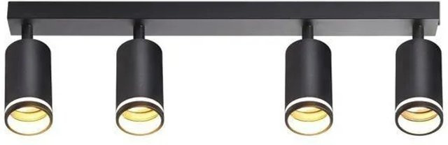 NETTLIFE Deckenstrahler L58 aus Metall in Schwarz, verstellbar für Wohnzimmer und Schlafzimmer - Bild 1