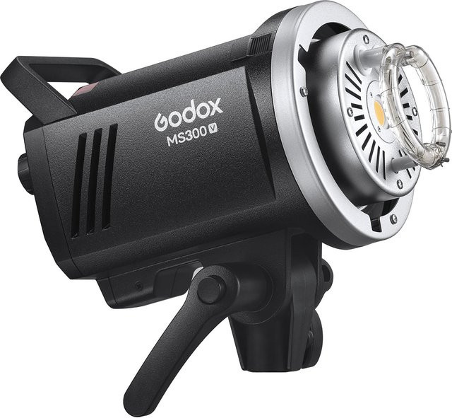 Godox MS300-V Studioblitzlicht 300Ws in Schwarz mit GN58 und 0,1-1,8s Wiederaufbereitungszeit - Bild 1