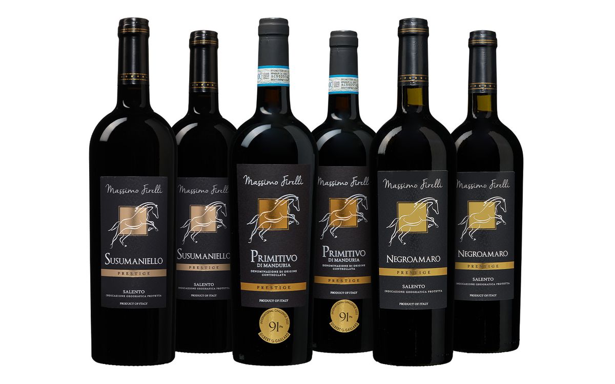 Massimo Firelli Rotwein, Italien (Apulien), 0,75 l - Bild 2