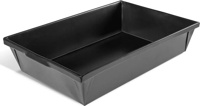 Pergart Pflanzwanne aus massivem Stahl, galvanisiert, schwarz - Bild 1