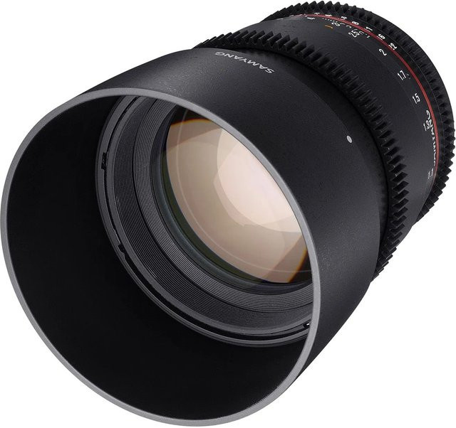 Samyang MF 85mm T1.5 Video Objektiv für Micro Four Thirds in Schwarz - Bild 1