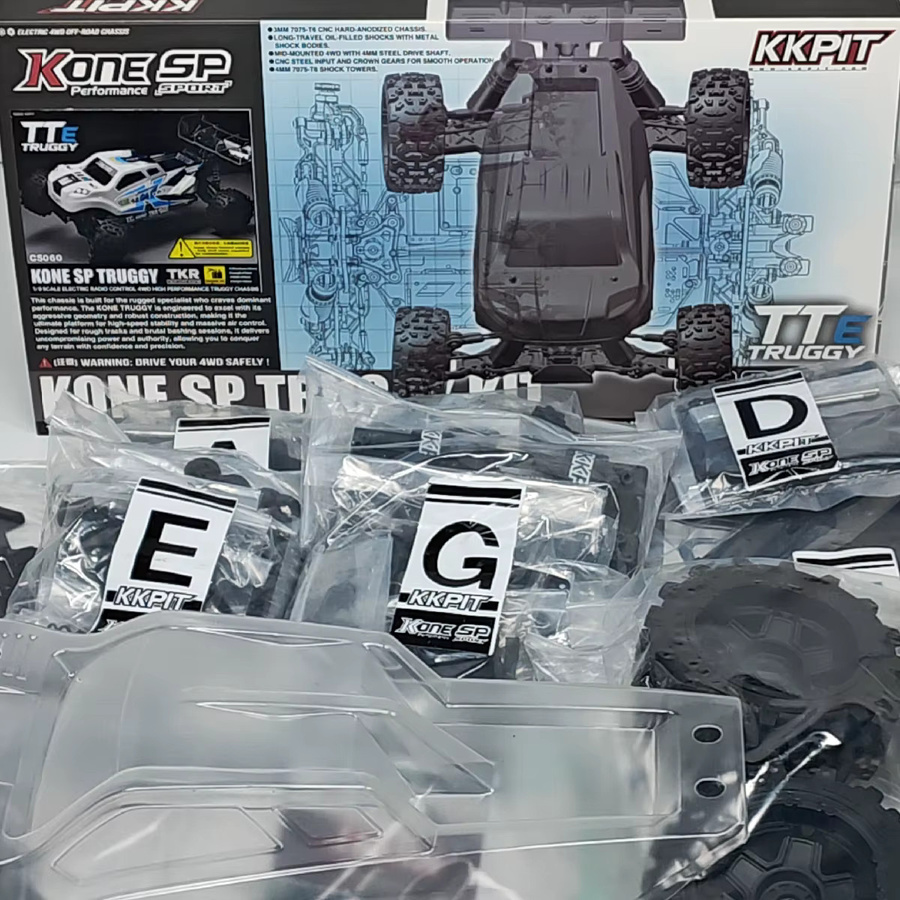 KKPIT 1/9 KONE SP TRUGGY KIT, Elektrischer RC Short Course Truck, Offroad - Bild 4
