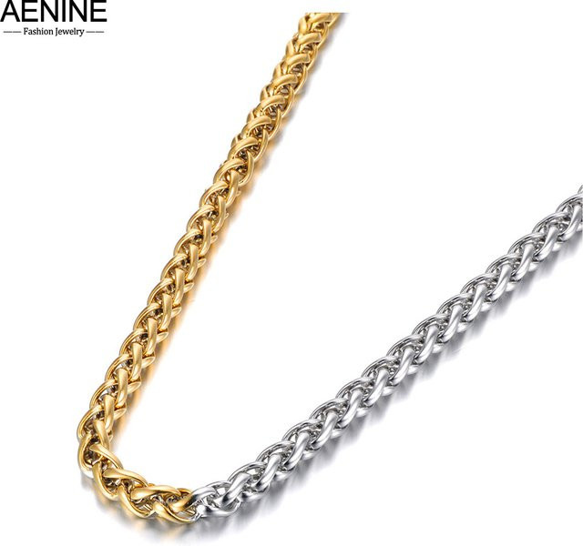 Aenine Halskette mit Anhänger, Edelstahl, Geometrie, Unisex - Bild 1