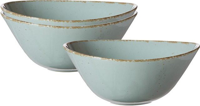 Ritzenhoff & Breker Servierschalen Casa aus Keramik, Blau, 3er Set, B: 16,5 cm, T: 19 cm - Bild 1