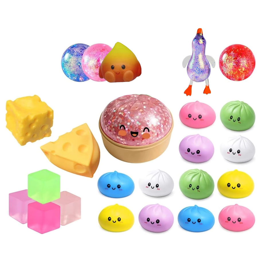 ATUOTIN Mystery Dumpling Adventskalender, Baozi Fidget Squishy, ab 3 Jahren - Bild 4