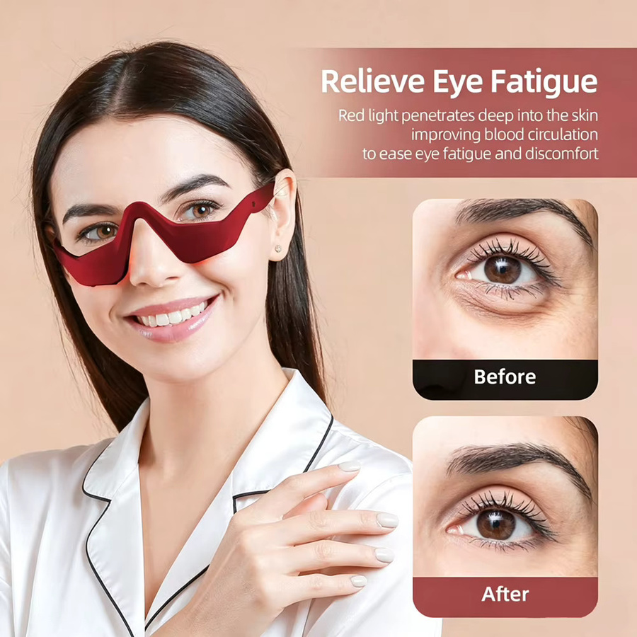 foreverlily Elektrisches 3D Augenmassagegerät mit LED-Licht, Unisex - Bild 3