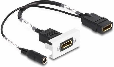 Delock 81385 Erweiterungsmodul DisplayPort Schwarz - Bild 1