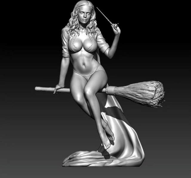 MODX Weibliche Zauberer Harz Figur 1/24 Modell Kit - Bild 1
