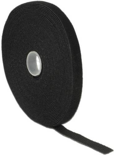 Delock 18712 Klettband zum Bündeln in Schwarz, Länge: 10 m, Breite: 13 mm - Bild 1