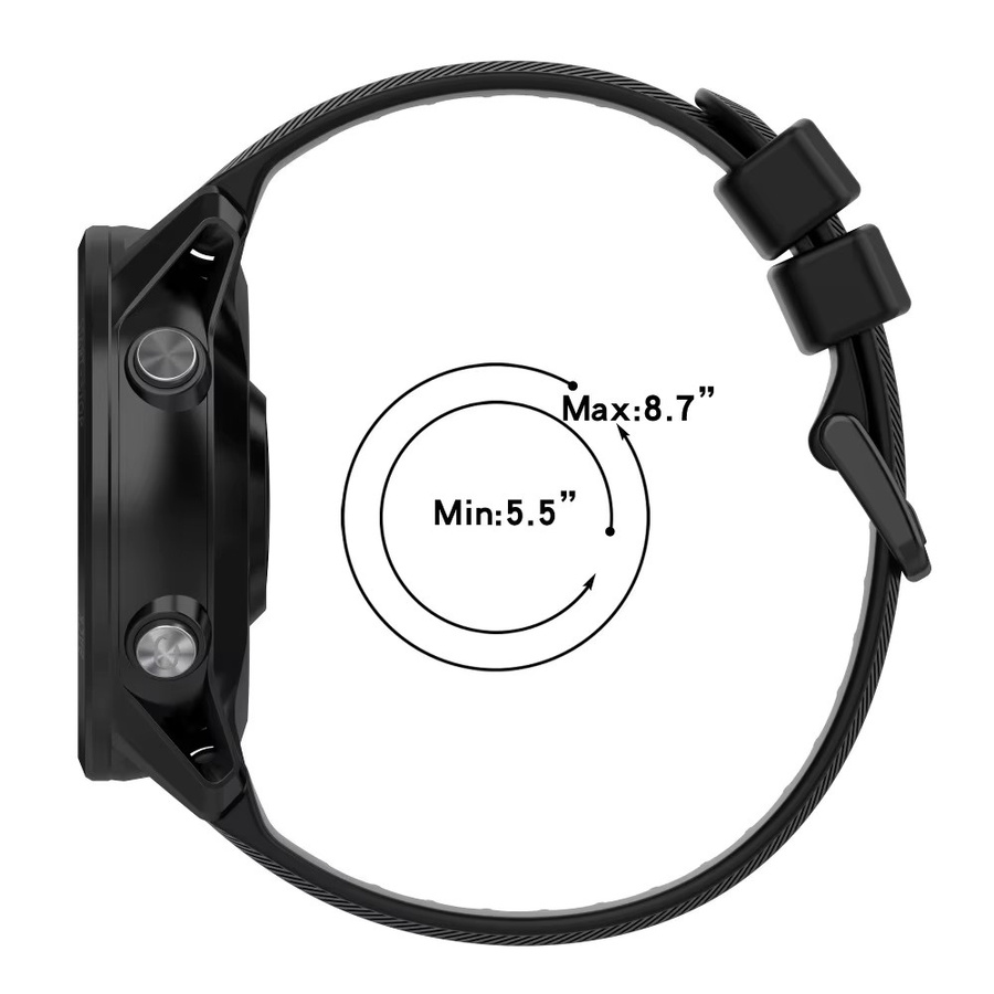 Garmin Uhrenarmband Silikon, 22mm, Unisex - Bild 3