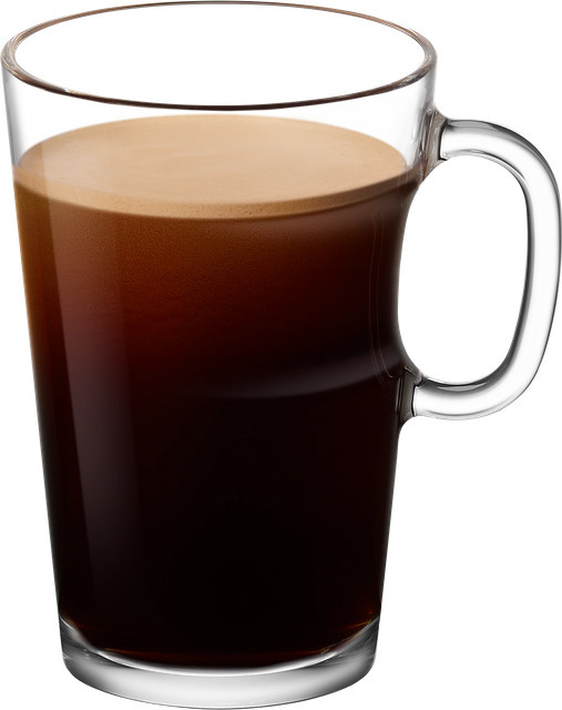 Nespresso Mug Tassen aus transparentem Hartglas, 270 ml, 12 Stück - Bild 1