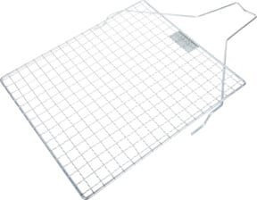 FRIESS-TECHNO-PROFI Abstreifgitter aus Metall in Silber, B: 29 cm, H: 26 cm - Bild 1