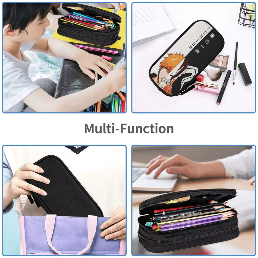 Bleach Ichigo Kurosaki Anime Federmäppchen für Jungen und Mädchen als Stiftbox und Schreibwaren-Etui - Bild 4