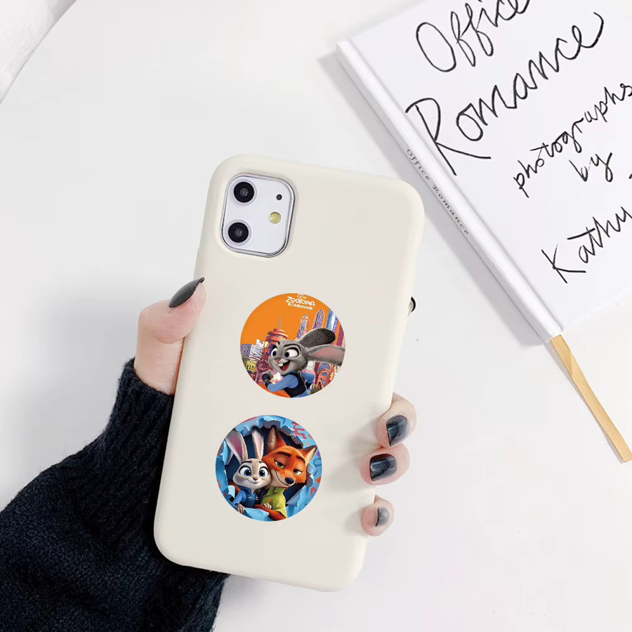 500 Stück Disney Zootopia Kawaii Cartoon Siegelaufkleber in Multicolour für DIY Notebook und Laptop Dekoration - Bild 5