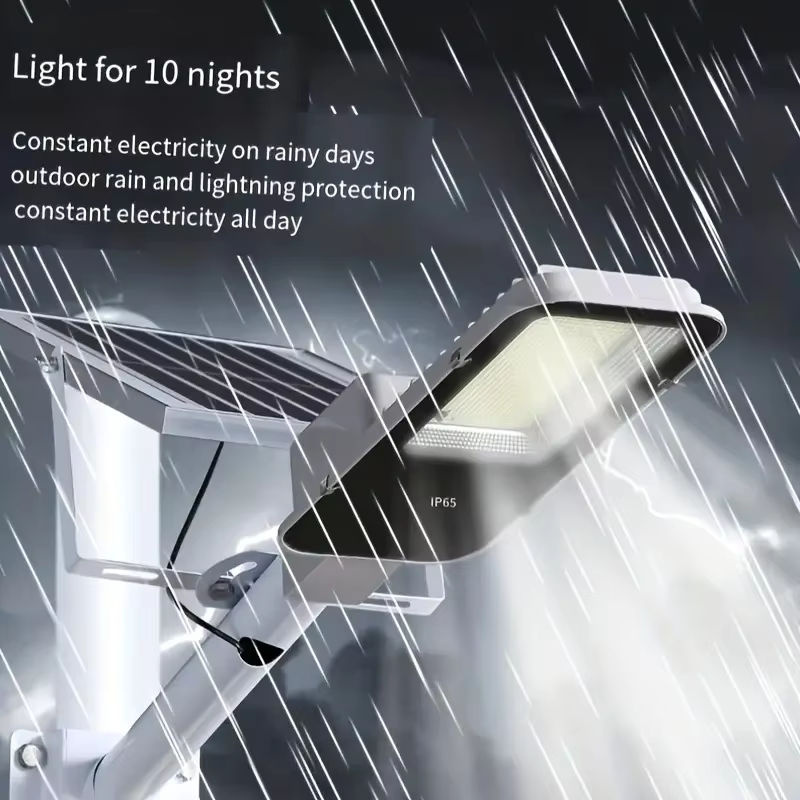 YQCHEZI LED Solar Wandlampe für Garten und Haus, Wasserdicht mit 6000mAh Akku, Schwarz oder Weiß, Kaltweißes Licht - Bild 3
