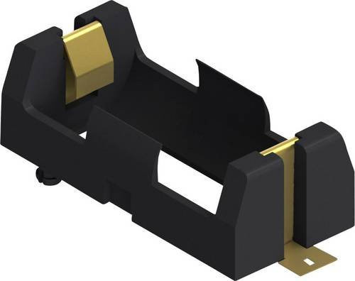 Keystone Electronics 1096 Batteriehalter für 1x 18350, SMD Oberflächenmontage, Schwarz, L x B x H: 54,10 x 21 x 15 mm - Bild 1