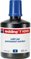 edding Nachfülltinte für Marker T100 in Schwarz und Blau, 100 ml Flasche - Bild 1