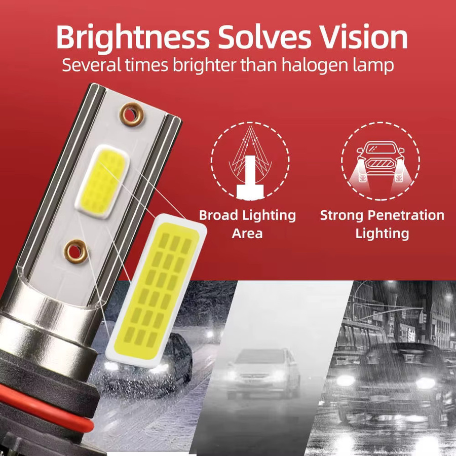 ROADSUN 2er Set Auto LED Nebelglühbirnen Canbus Nebellampen in Silber für Audi A3 A4 A5 A6 A7 A8 Q5 Q7 - Bild 2