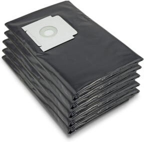MENZER Sicherheitsfiltersack für Sauger Klasse H, 30 l, Schwarz, 5 Stück - Bild 1