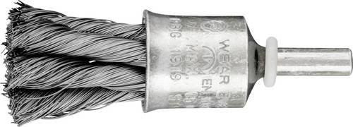 PFERD TOOLS Pinselbürste PBG 1919/6 ST gezopft aus Stahl in Silber, Durchmesser: 19 mm, Schaft-Durchmesser: 6 mm, Draht-Durchmesser: 0,25 mm - Bild 1