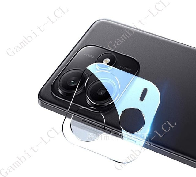 Xiaomi Redmi Note 14 4G 5G Kamera Objektiv Schutz aus gehärtetem 3D HD Glas, Transparent - Bild 1