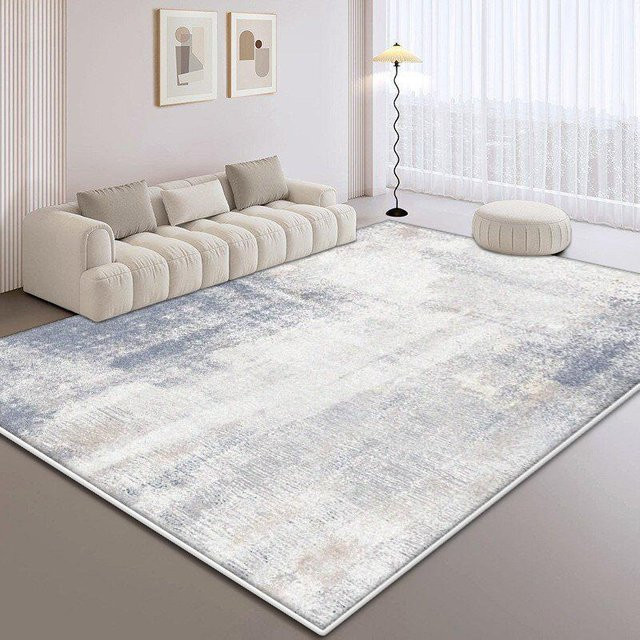 Karpetti Wohnzimmerteppich mit abstraktem Design in Grau, rutschfest und leicht zu reinigen, B/T: 250 x 200 cm - Bild 1