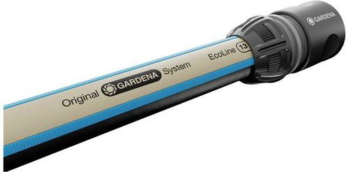 Gardena EcoLine Gartenschlauch 20 m, 13 mm (1/2 Zoll), Grau-Schwarz-Blau mit Frost- und UV-Schutz - Bild 1