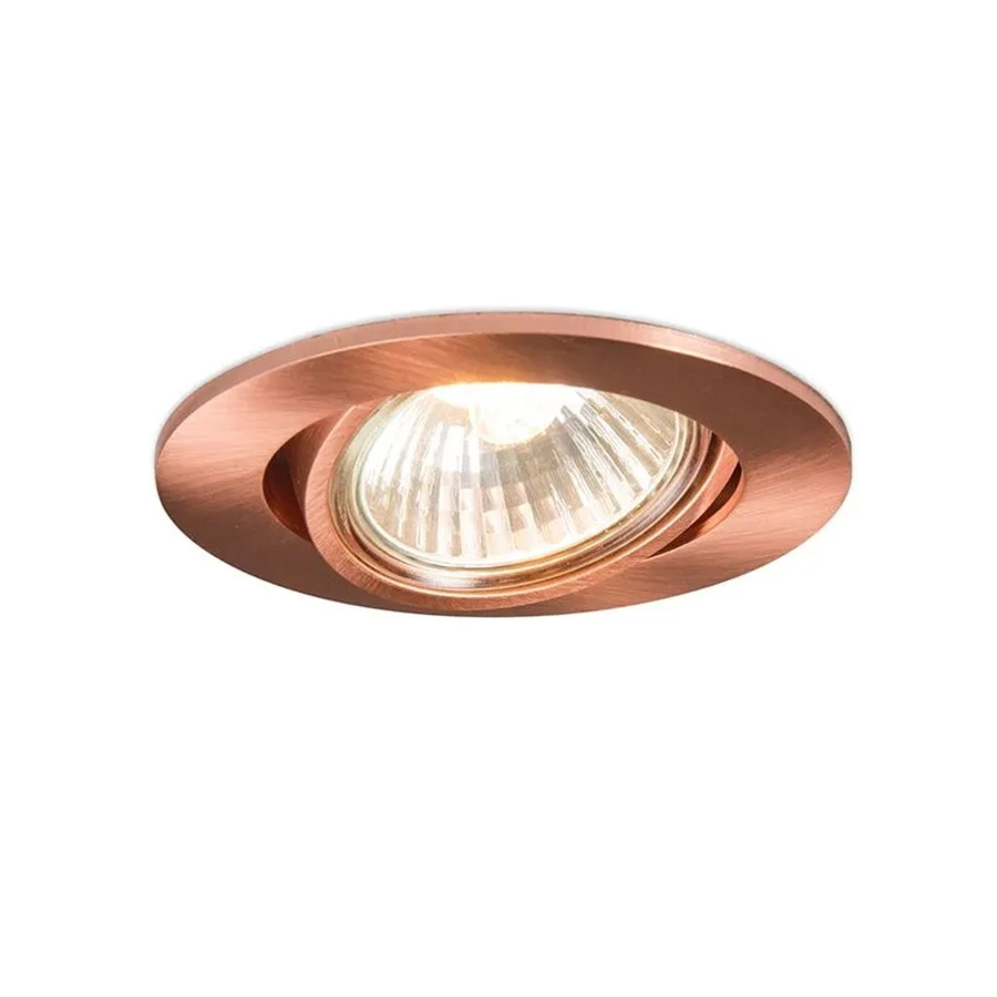 QAZQA Cisco Neigbarer Einbauspot aus Kupfer und Aluminium, rund, dimmbar, GU10 - Bild 2