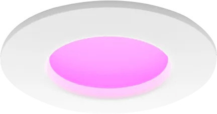 Philips Hue White & Color Ambiance Slim Einbaustrahler, Weiß, Durchmesser: 90 mm - Bild 1