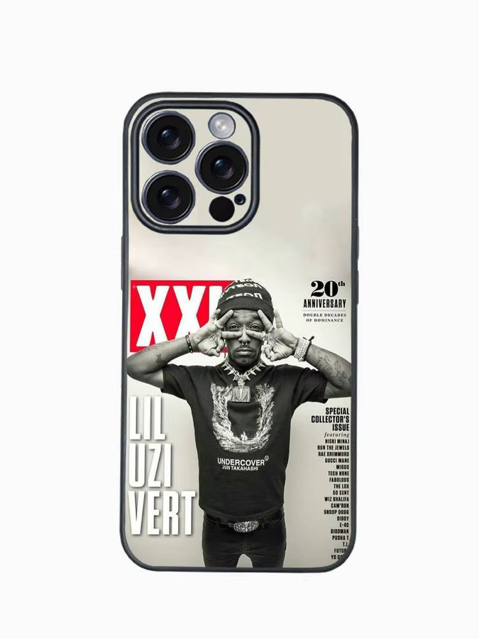Lil Uzi Vert Handyhülle für Apple iPhone 12 13 14 15 16 17 Pro Max Plus in Multicolour mit Protect Plating Design - Bild 4