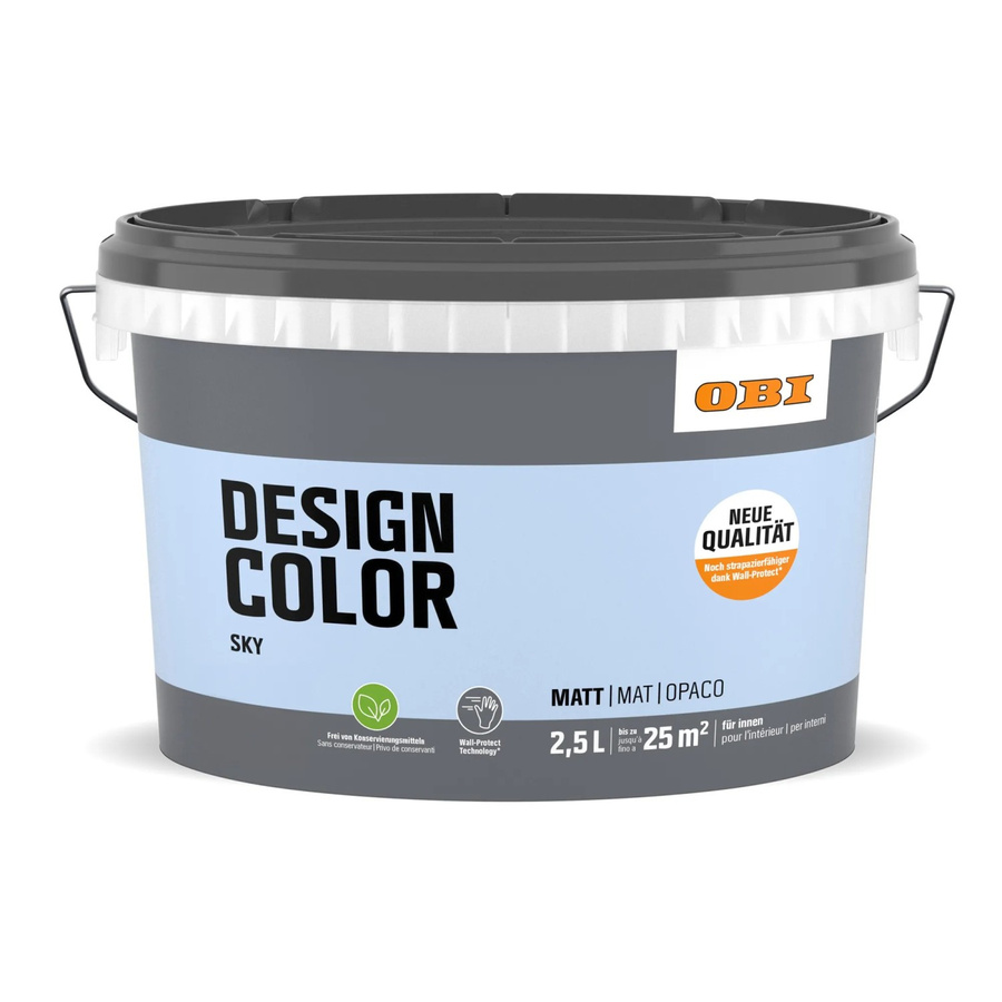 OBI Design Color Dispersion Farbe Sky Blue Wasserbasiert - Bild 2