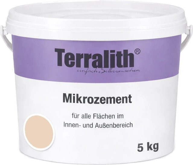 Terralith Mikrozement Fix & Fertig LFN0601 in Beige, Grob, 5 kg für 4,25 qm - Bild 1