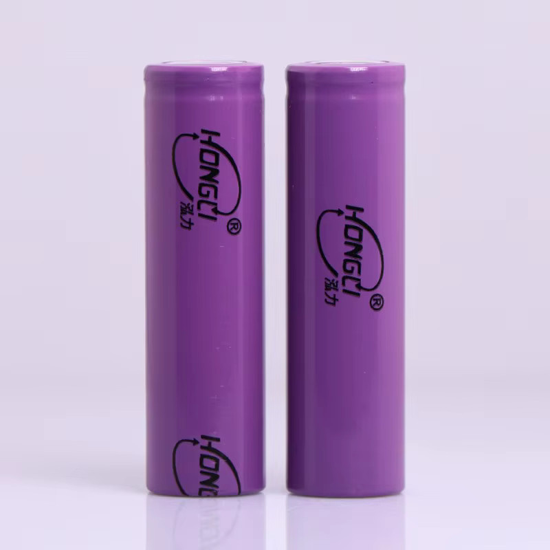 Hong Lithium-Batterie 1200mAh 3,7V Flachkopf in Lila für Elektronikprodukte und Powerbanks - Bild 2
