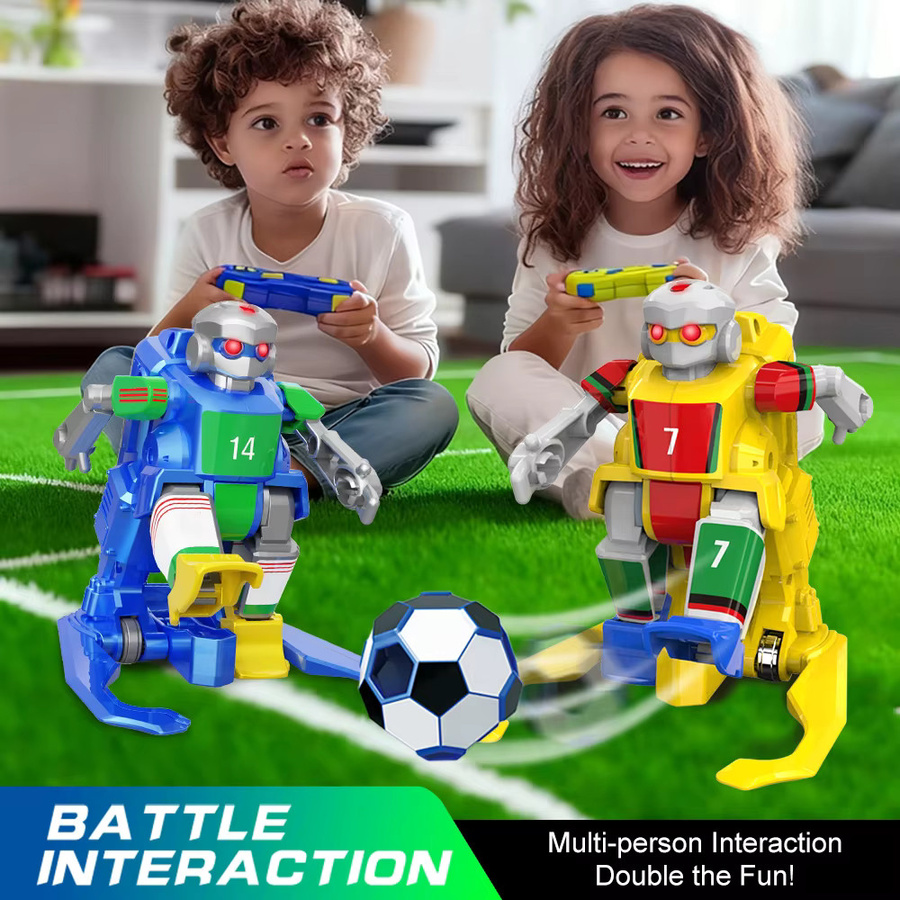 Teeggi RC Fußball-Roboter-Kampfspielzeug, 2-Spieler, mit LED-Licht - Bild 4
