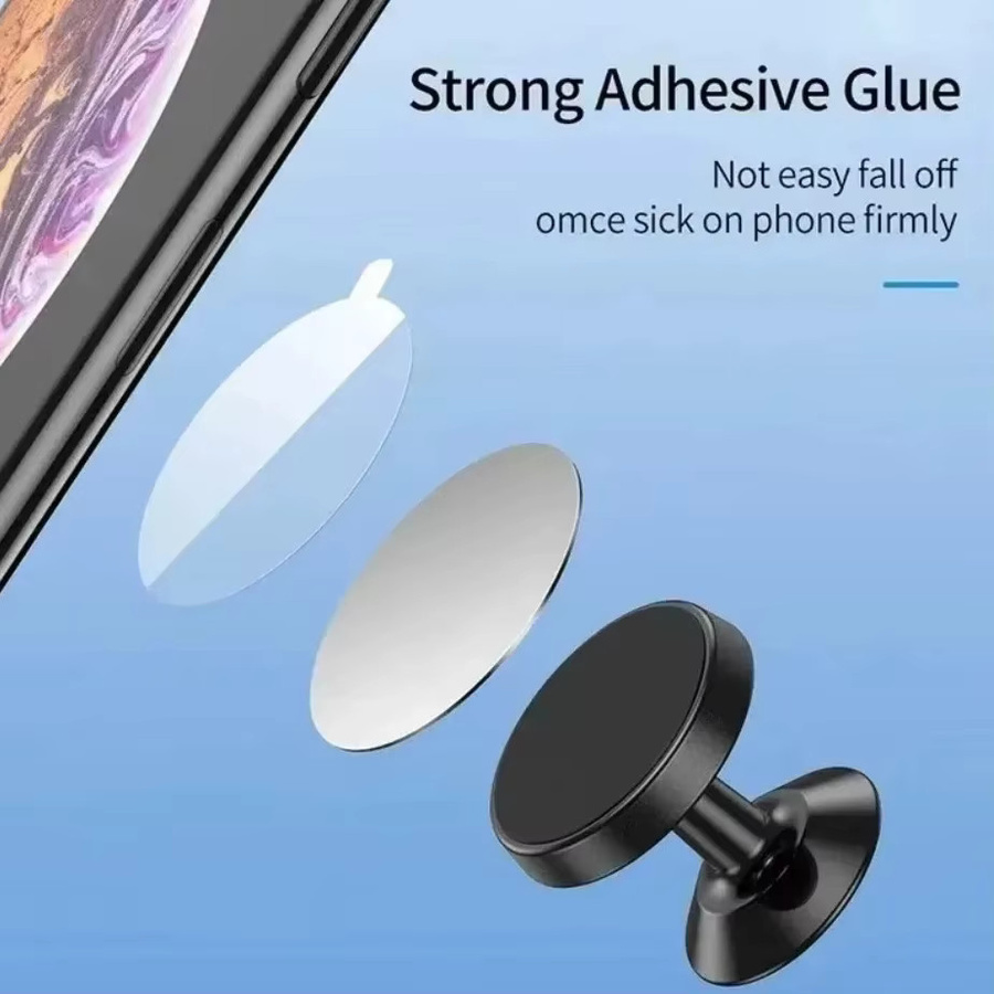 Universelle magnetische Metallplatte in Silber für Autotelefonhalter und Tablet-Halterungen - Bild 3