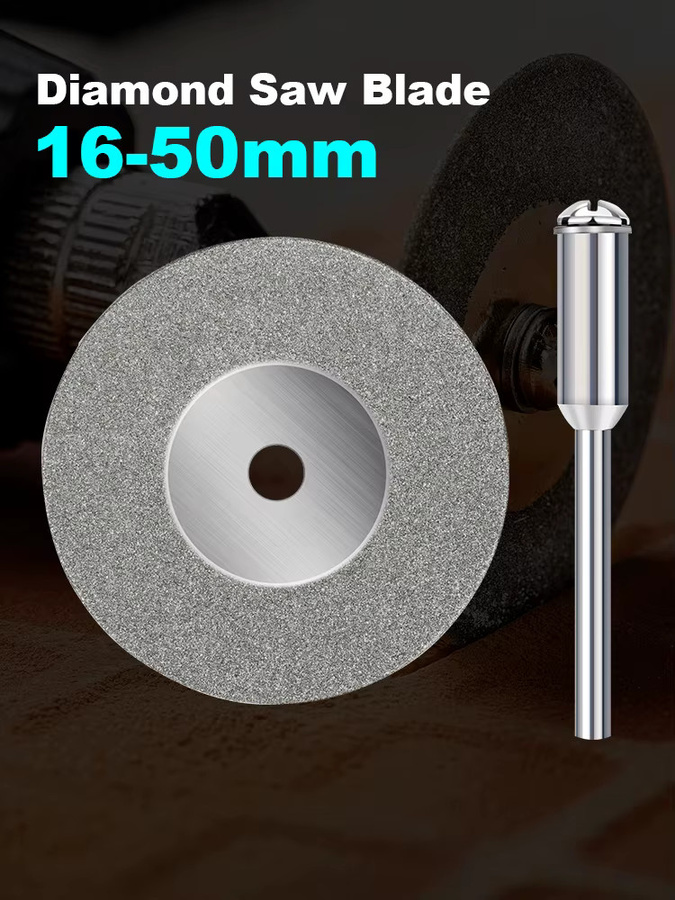 XCAN Diamant-Trennscheiben Set für Dremel und Drehwerkzeuge, 6 Stück, Durchmesser: 16–50 mm - Bild 6